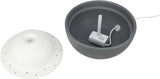 Trixie Vital Dome Drink Fountain Ceramic Gray White