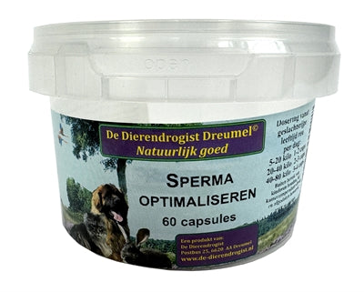 Dyrer drogist sæd optimerer kapsler