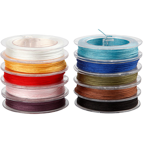 Creativ virksomhed https: www.cchobby.nl polyester-cord-thickness-1-mm-diverse-colors-10x50-m-1-box