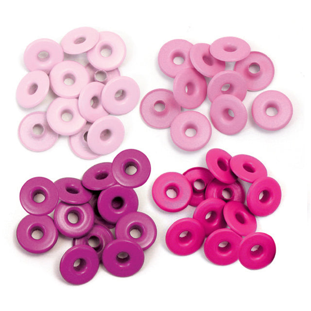 We r makers • brede øjer 40stk pink