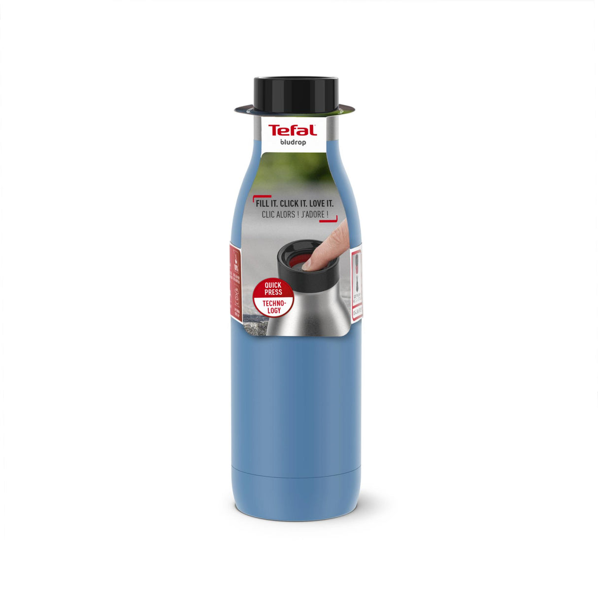 Tefal n3110310 bludrop basic termokandeflaske 0,5l blå