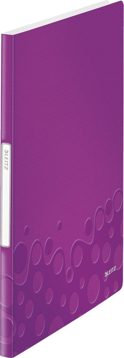Leitz wow show album størrelse 21 x 297 cm (a4) lilla - 20 poser