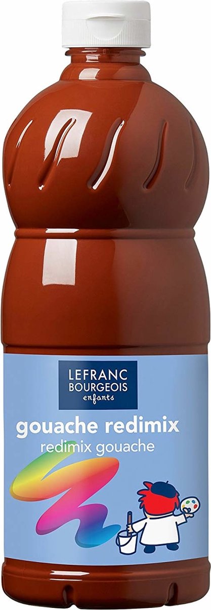 Lefranc bourgeois l b gouache maling redimix brændt sienna 500ml