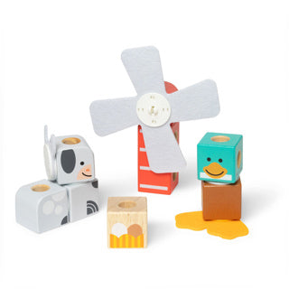 Melissa doug blockables farm friends legesæt (16 stk) | 2 stk