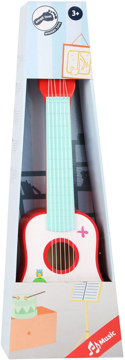 Lille fod - træguitar lille ræv, 53cm