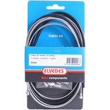 Universal Brake Cable Kit Elvedes 1700mm 2250mm galvaniseret - sort (på kort)