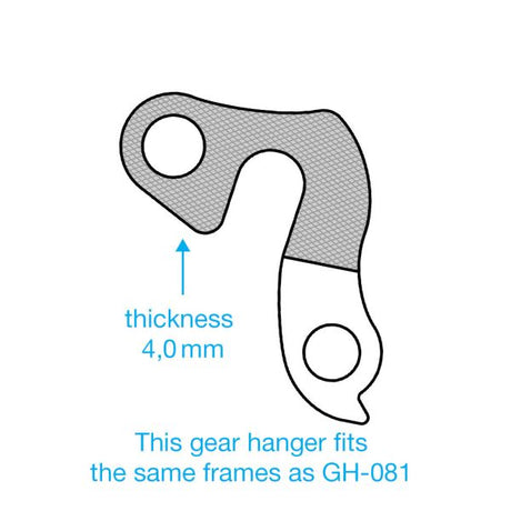 Union Derailleurpad GH-013. Forskellige mærker