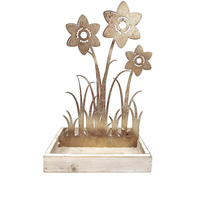 Palæ atmosfære ornament tulipanbakke 20,7x14x25,7cm