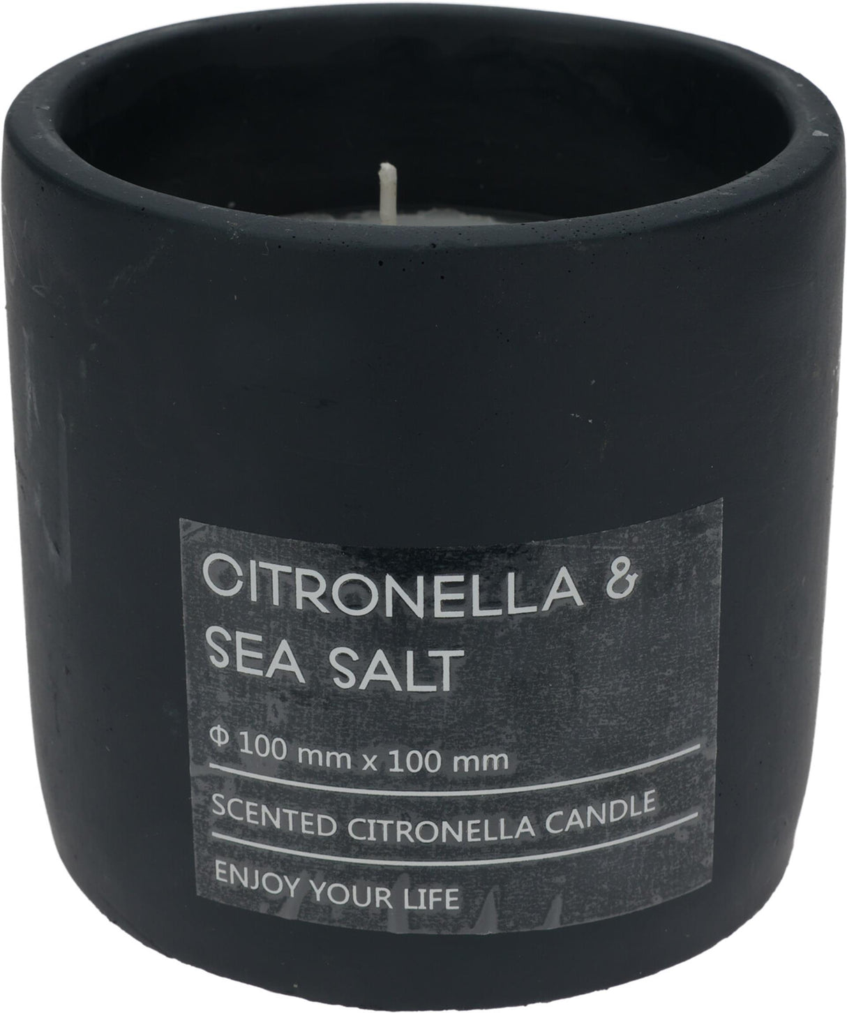 Pro haven citronella lys i potte 10cm antracit