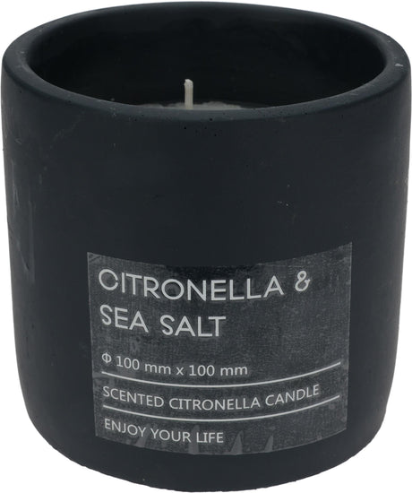 Pro haven citronella lys i potte 10cm antracit