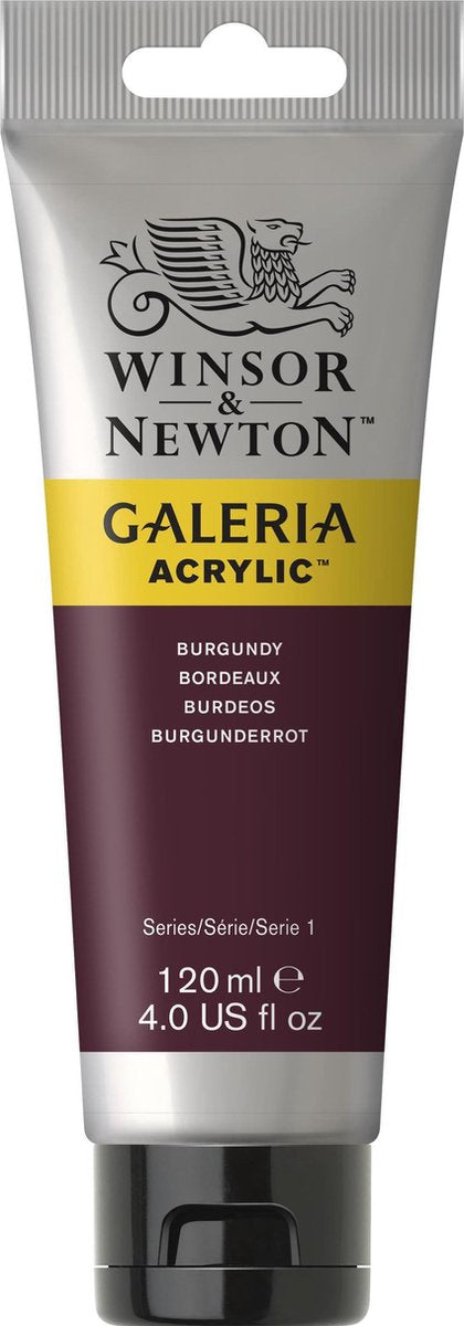 Winsor newton galeria akryl 120ml bordeaux
