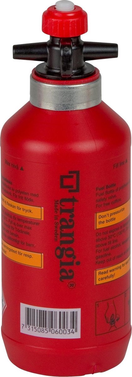 Trangia brændstofflaske rød 300 ml