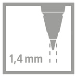 Stabilo easyergo 1.4 - blyantrefill - refill - 6 stk