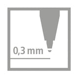 Stabilo easy org refills blå fin