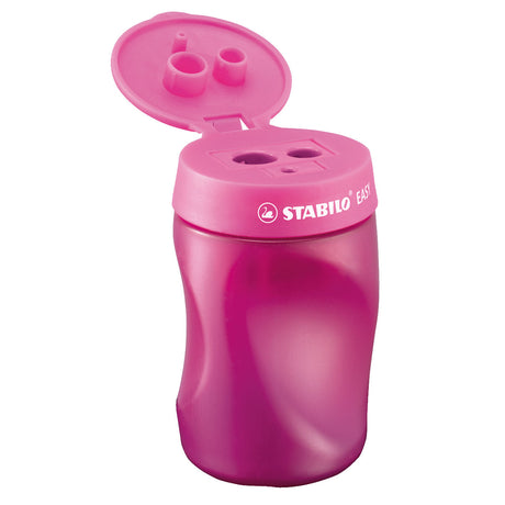 Stabilo Easysharpener - 3 i 1 blyant skarpere - venstre - lyserød