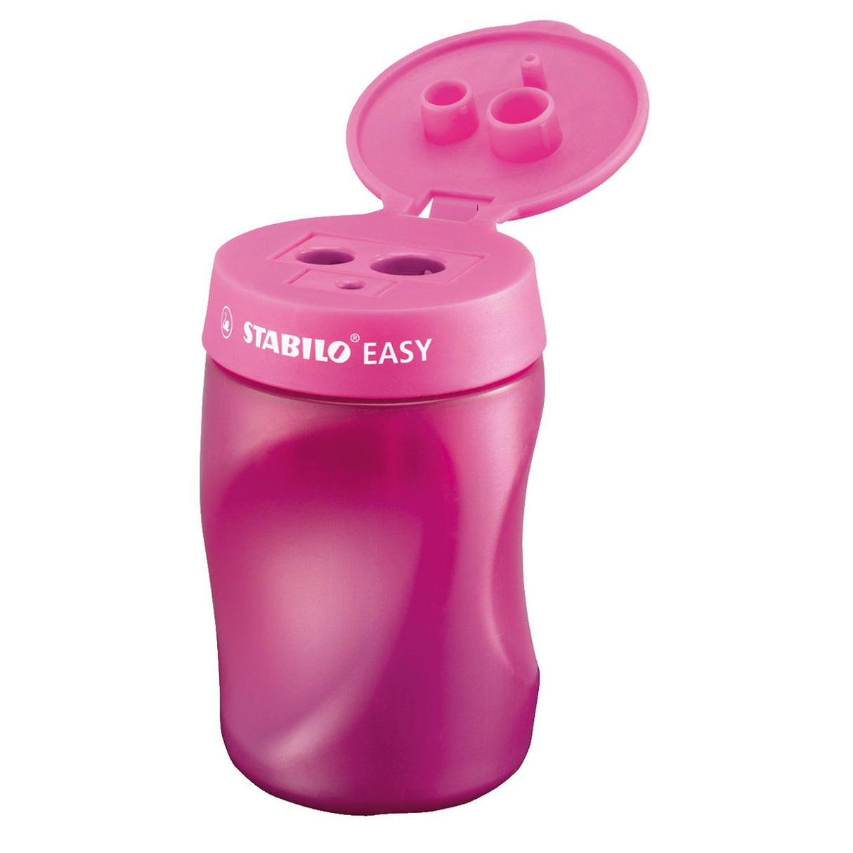 Stabilo Easysharpener - 3 i 1 blyant skarpere - højre - lyserød