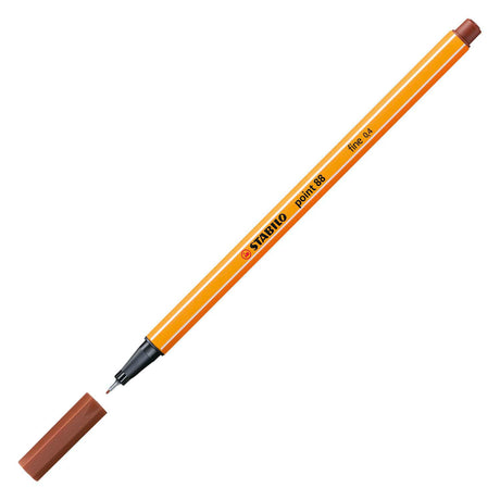 Stabilo point 88 - fineliner - rød kridt (88 38)