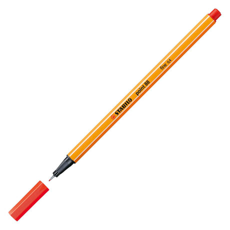 Stabilo point 88 - fineliner - lys rød (88 48)