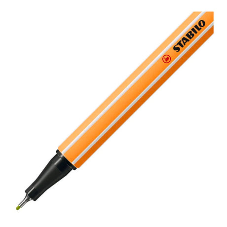 Stabilo point 88 fineliner - lemoen groen