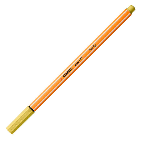 Stabilo point 88 fineliner - mosterd