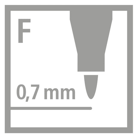 Stabilo ohpen universal - ikke permanent tusch - sort