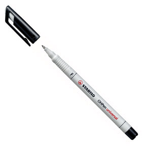 Stabilo ohpen universal - ikke permanent tusch - sort