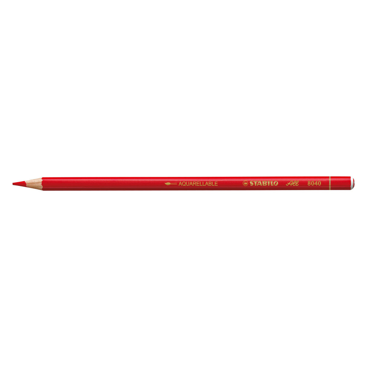 Stabilo all glass pencil - colored and graphite pencil - red
