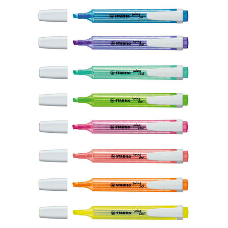 Stabilo swing cool - highlighter - sæt med 8 stk