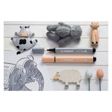 Stabilo Trio Scribbi - Felt -stift med Experience Point - Green