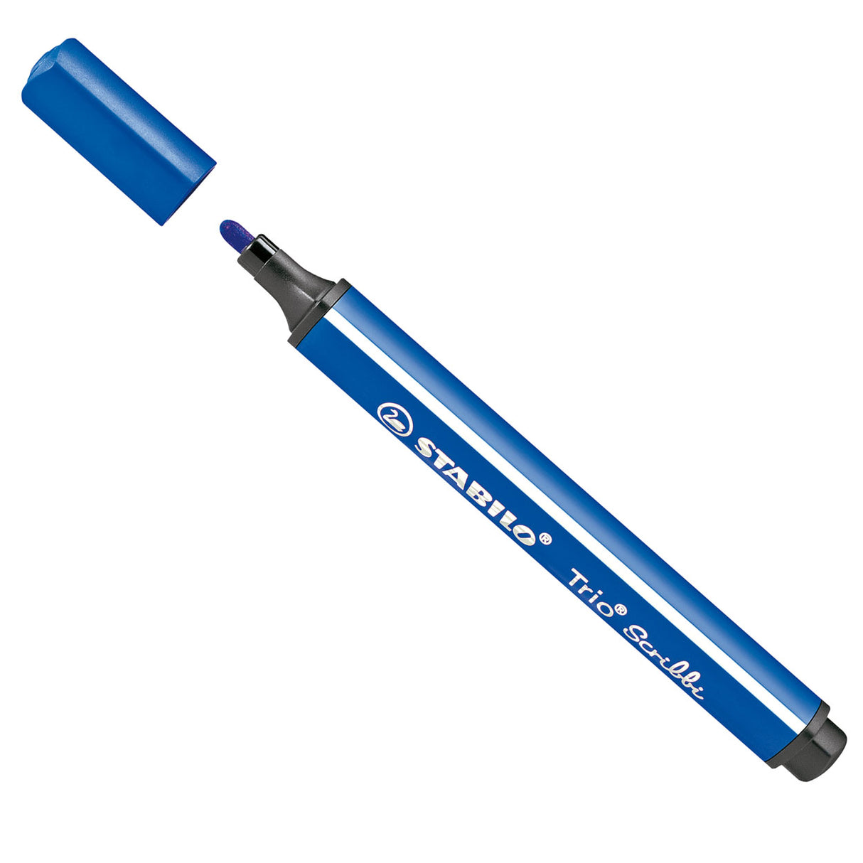 Stabilo Trio Scribbi - Felt -tip pen med blødgøringspunkt - Blå