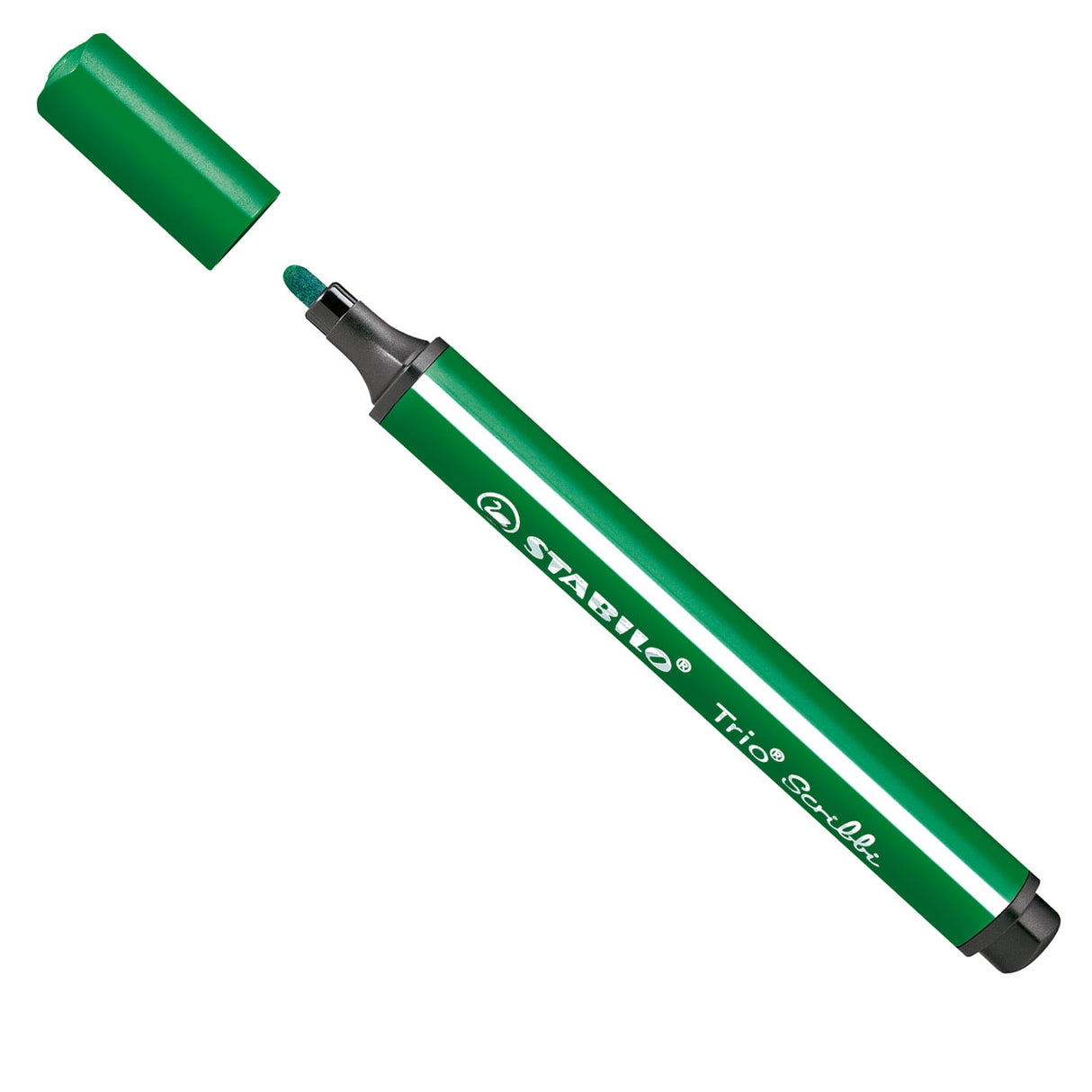 Stabilo Trio Scribbi - Felt -stift med Experience Point - Green