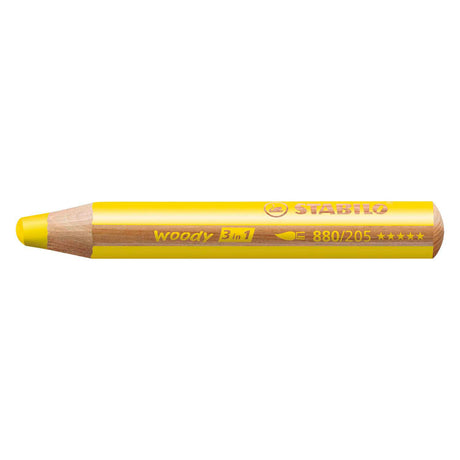Stabilo woody 3 i 1 - multitalent farveblyant - gul