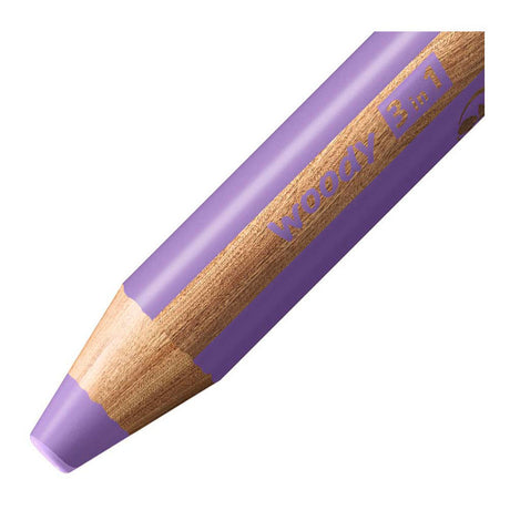 Stabilo woody 3 i 1 - multitalent farveblyant - pastel lilla