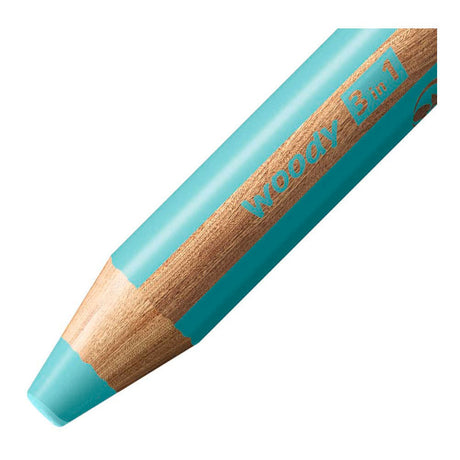 Stabilo woody 3 i 1 - multitalent farveblyant - pastelblå