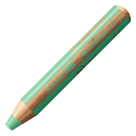 Stabilo woody 3 i 1 - multitalent farveblyant - pastelgrøn