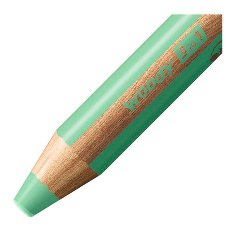 Stabilo woody 3 i 1 - multitalent farveblyant - pastelgrøn