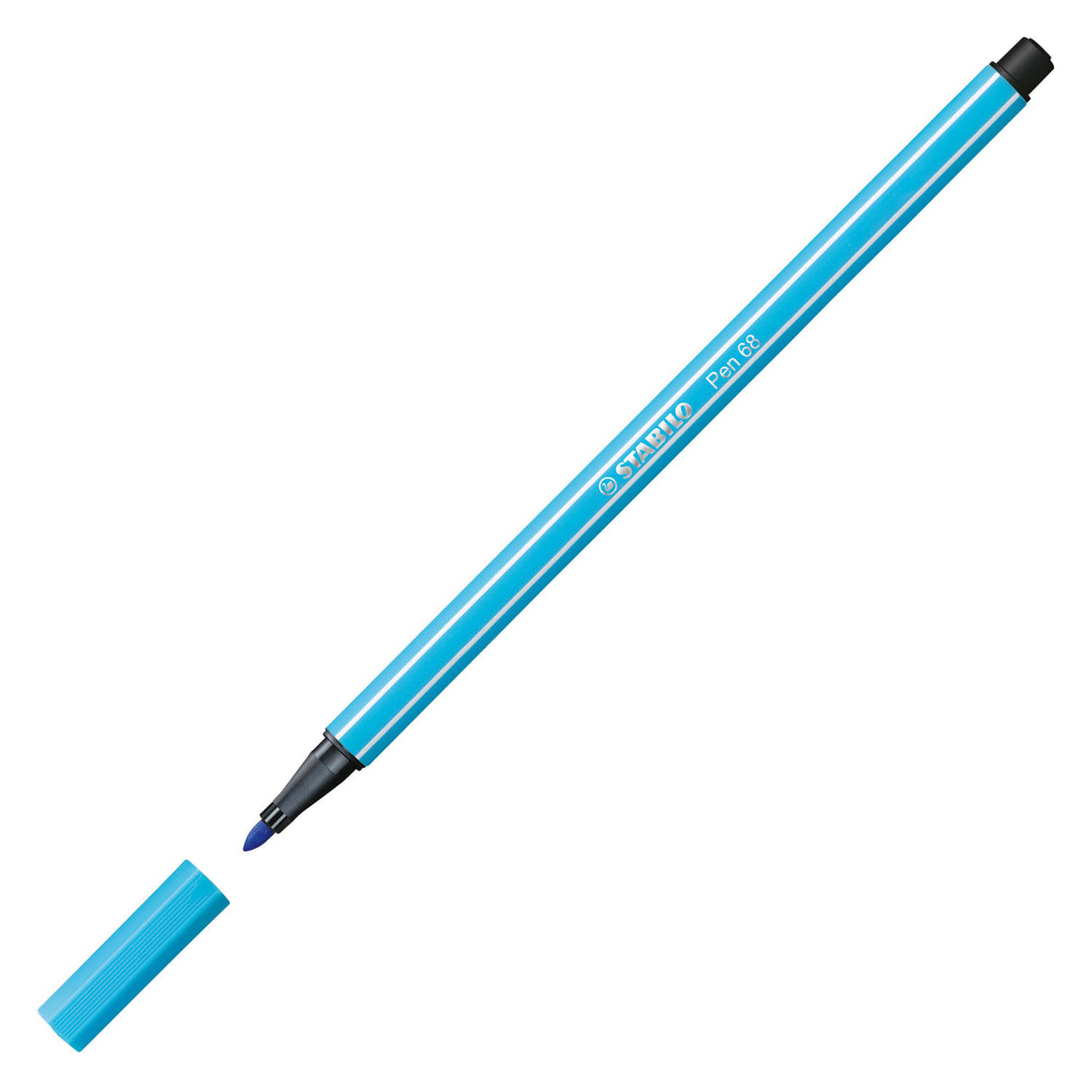 Stabilo pen 68 - tusch - azurblå (68 57)
