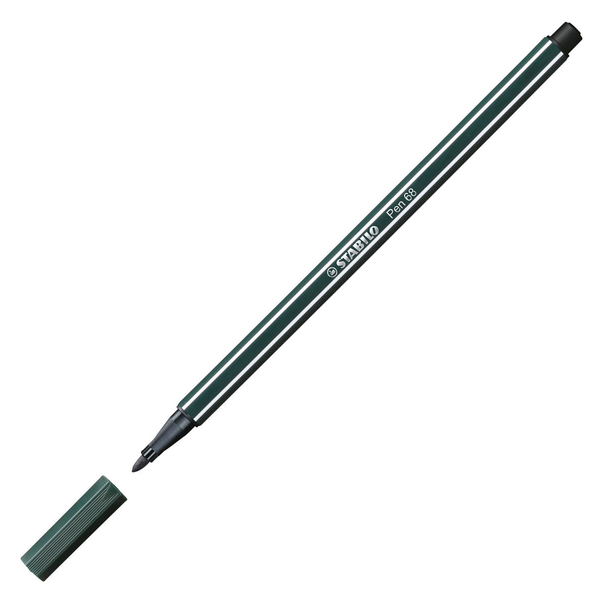 Stabilo pen 68 - tusch - jordgrøn (68 63)