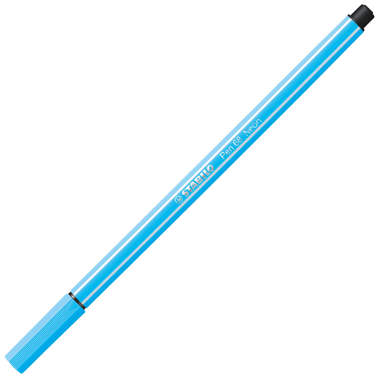 Stabilo pen 68 - tuschpen - fluorescerende blå (68 031)