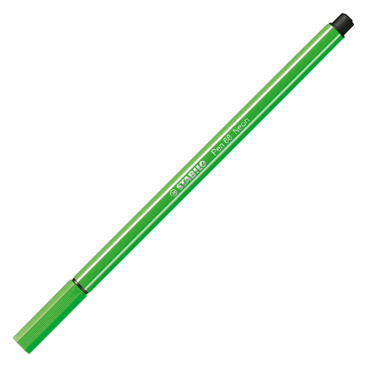 Stabilo pen 68 - tusch - fluorescerende grøn (68 033)
