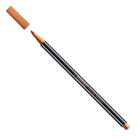 Stabilo pen 68 metallic - tusch - kobber (68 820)
