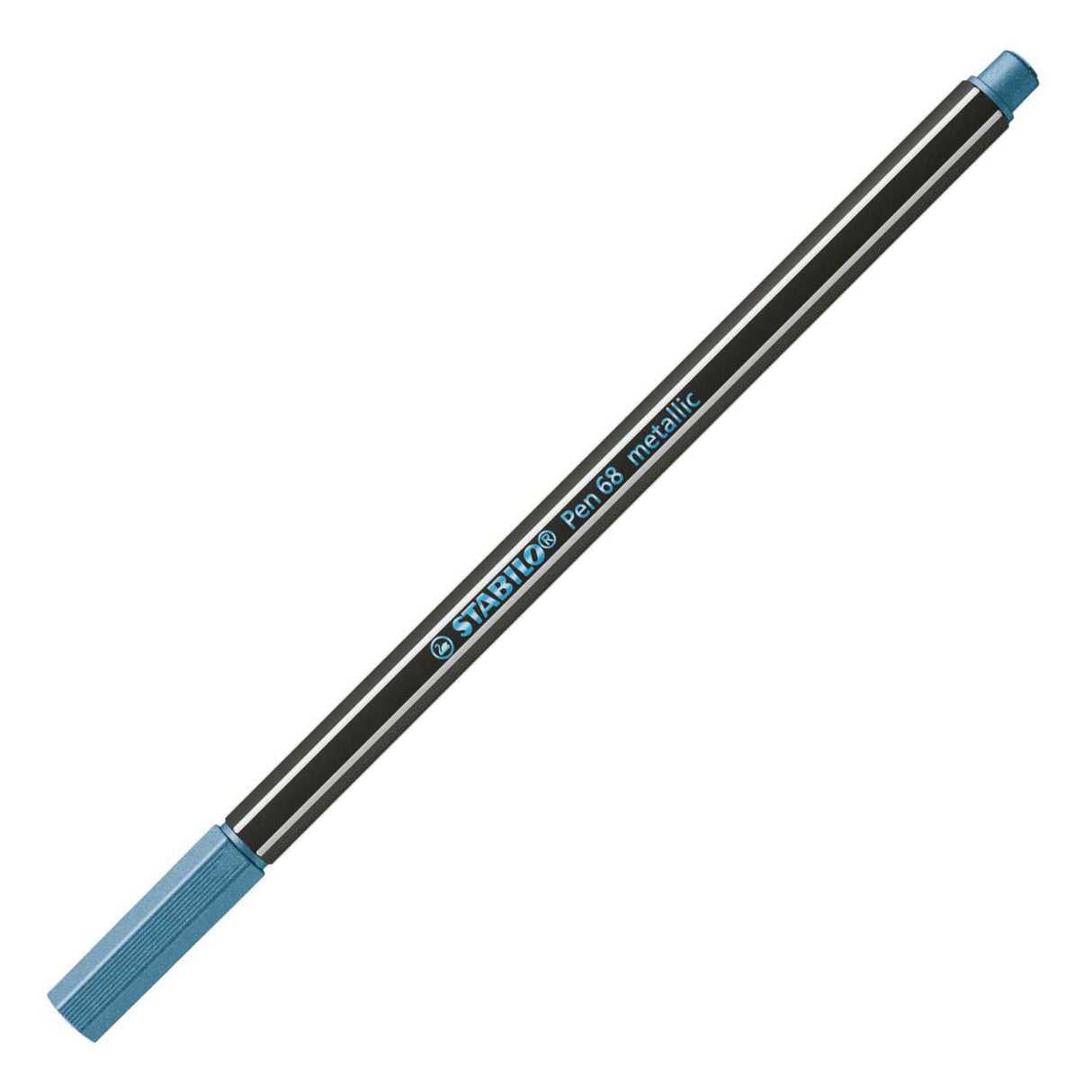 Stabilo pen 68 metallic - tusch - blå (68 841)
