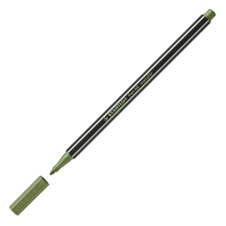 Stabilo pen 68 metallic - tusch - lysegrøn (68 843)