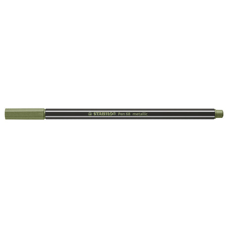Stabilo pen 68 metallic - tusch - lysegrøn (68 843)