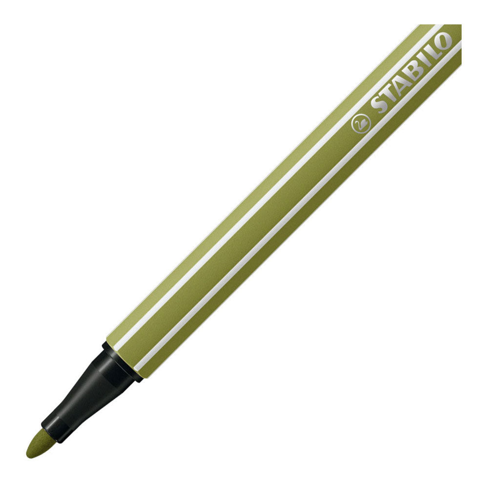 Stabilo pen 68 - tusch - muddergrøn (68 37)