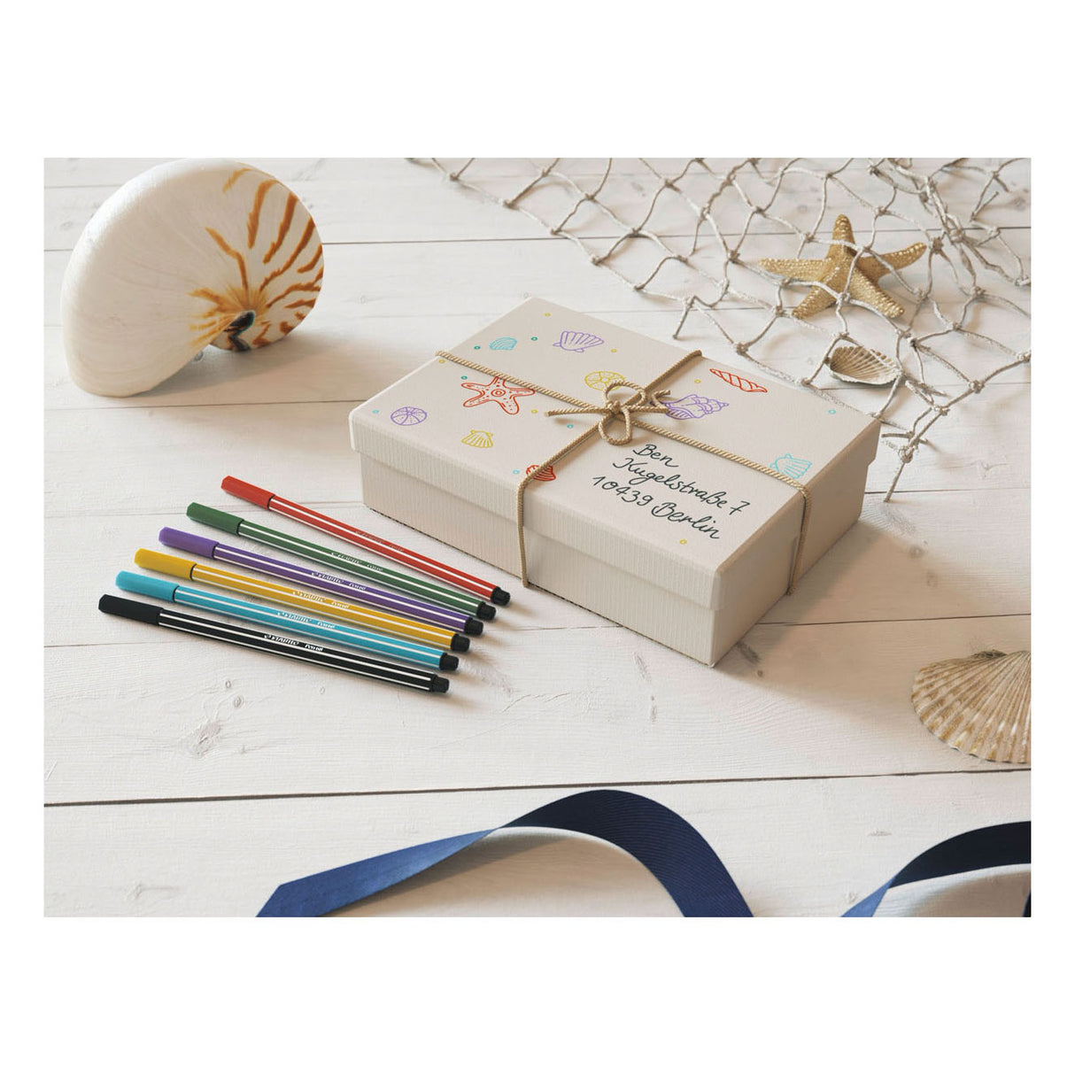 Stabilo pen 68 - tusch - ultra marine (68 32)