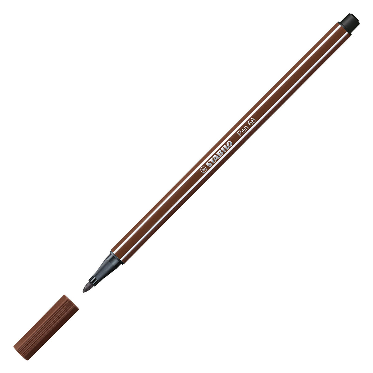 Stabilo pen 68 - tusch - brun (68 45)