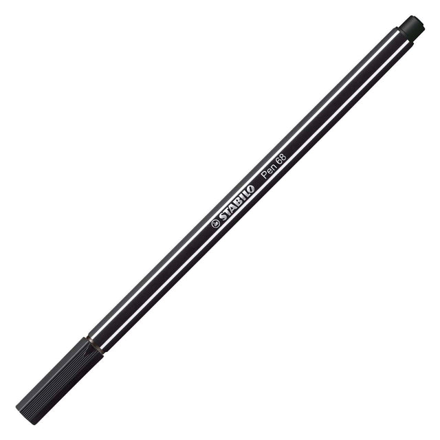 Stabilo pen 68 - tusch - sort (68 46)