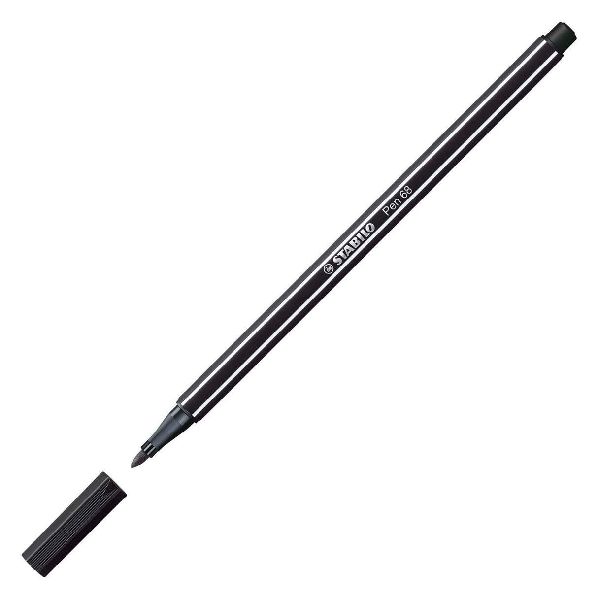 Stabilo pen 68 - tusch - sort (68 46)