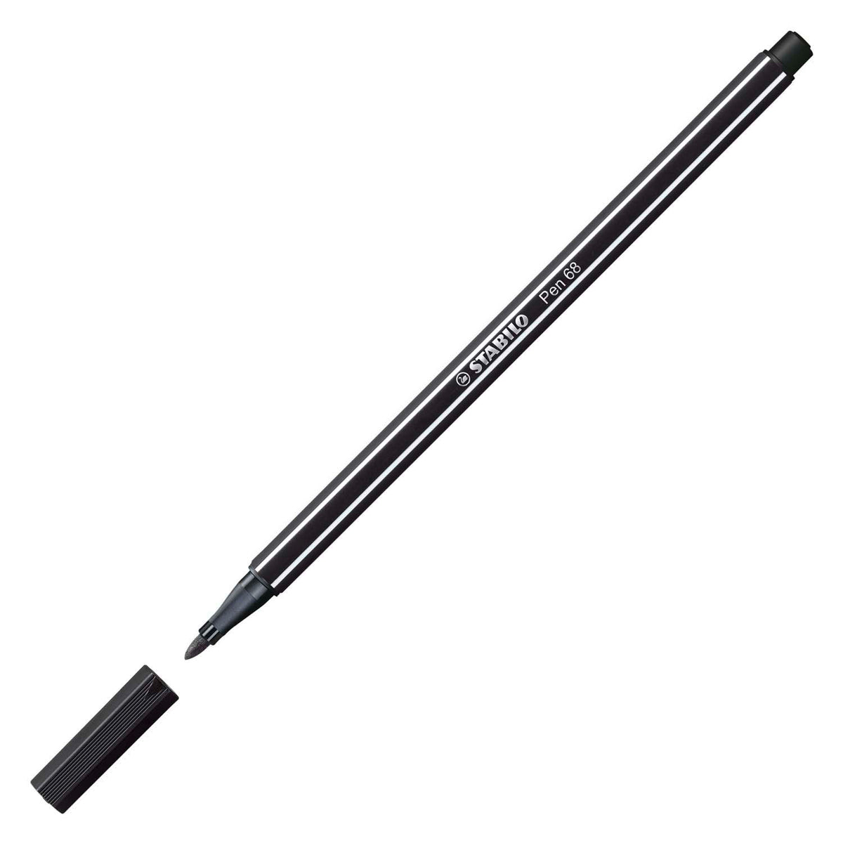 Stabilo pen 68 - tusch - sort (68 46)